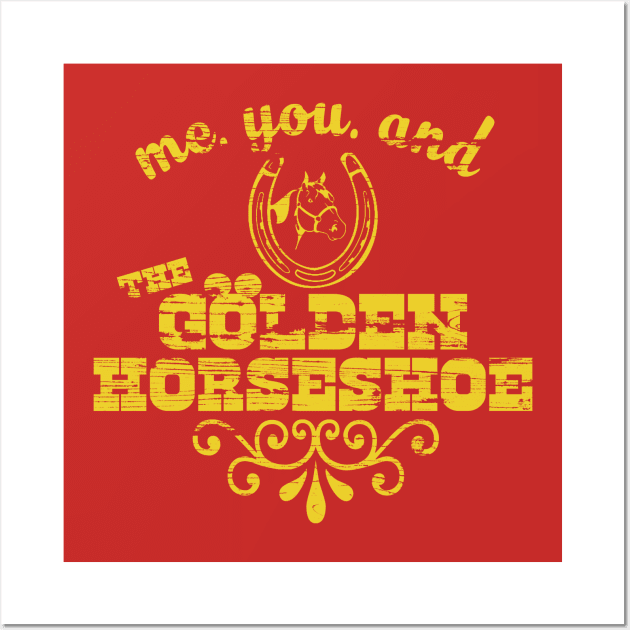 Golden Horseshoe Saloon Wall Art by PopCultureShirts